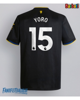 Manchester United Leny Yoro #15 Tricou Fotbal Replică 2025-26 Barbati Treilea